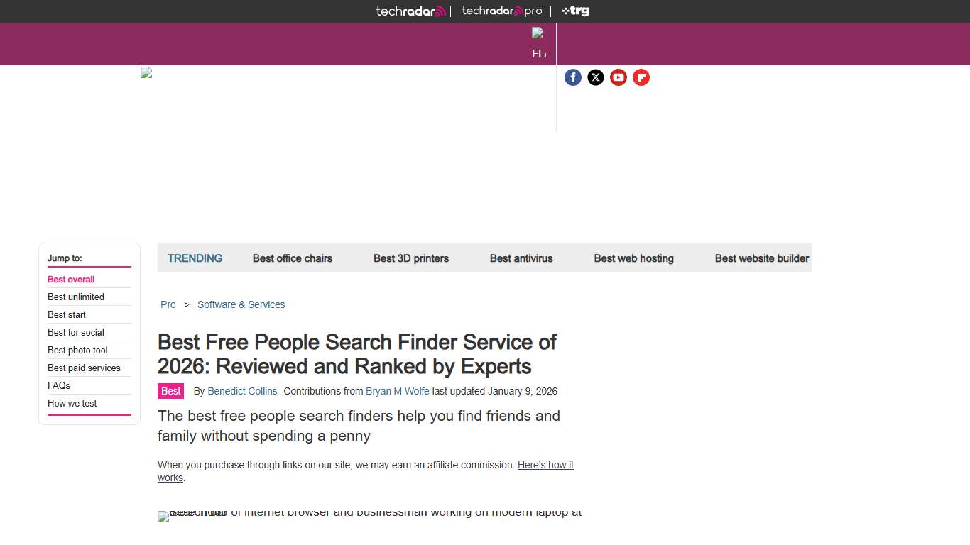 Best free people search finder service of 2026: reviewed and ranked by experts | TechRadar